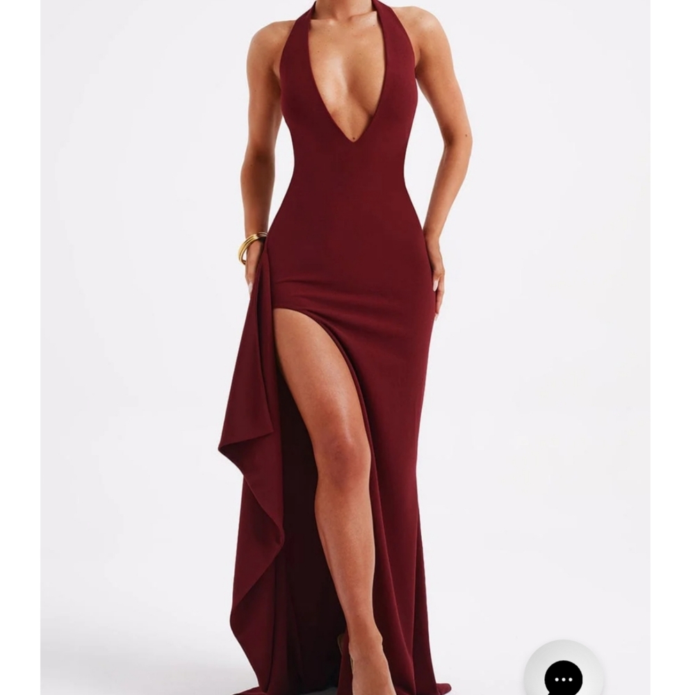 Babyboo Fashion - Luella Maxi Dress - Burgundy